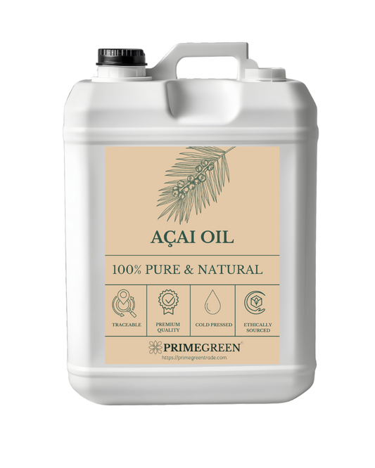 Açai oil jerrycan