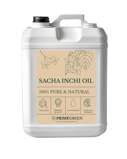 Sacha Inchi oil jerrycan