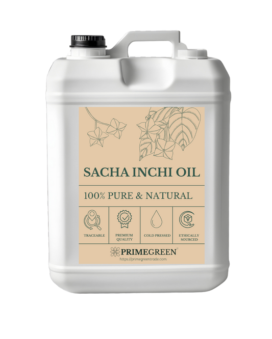 Sacha Inchi oil jerrycan