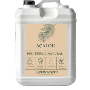 Açai oil jerrycan