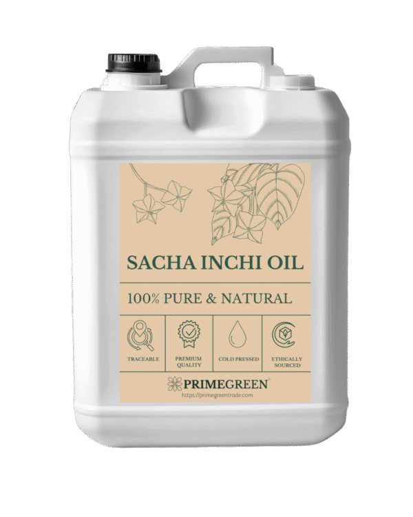 Sacha Inchi oil jerrycan