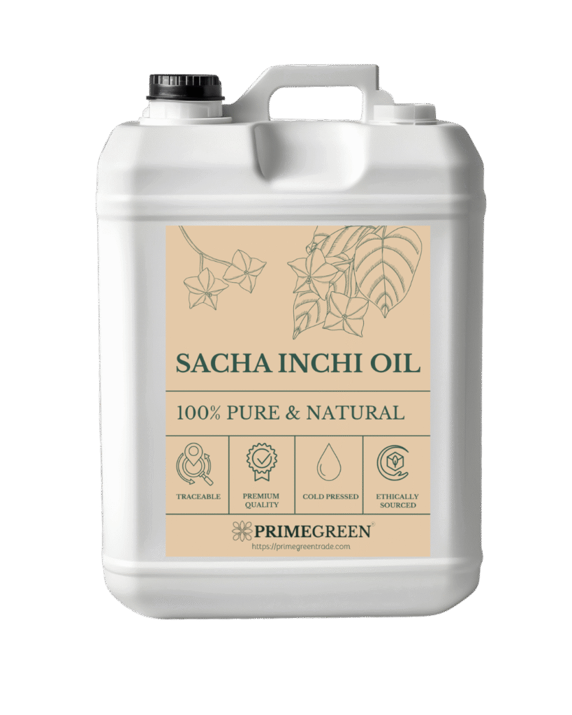 Sacha Inchi oil jerrycan